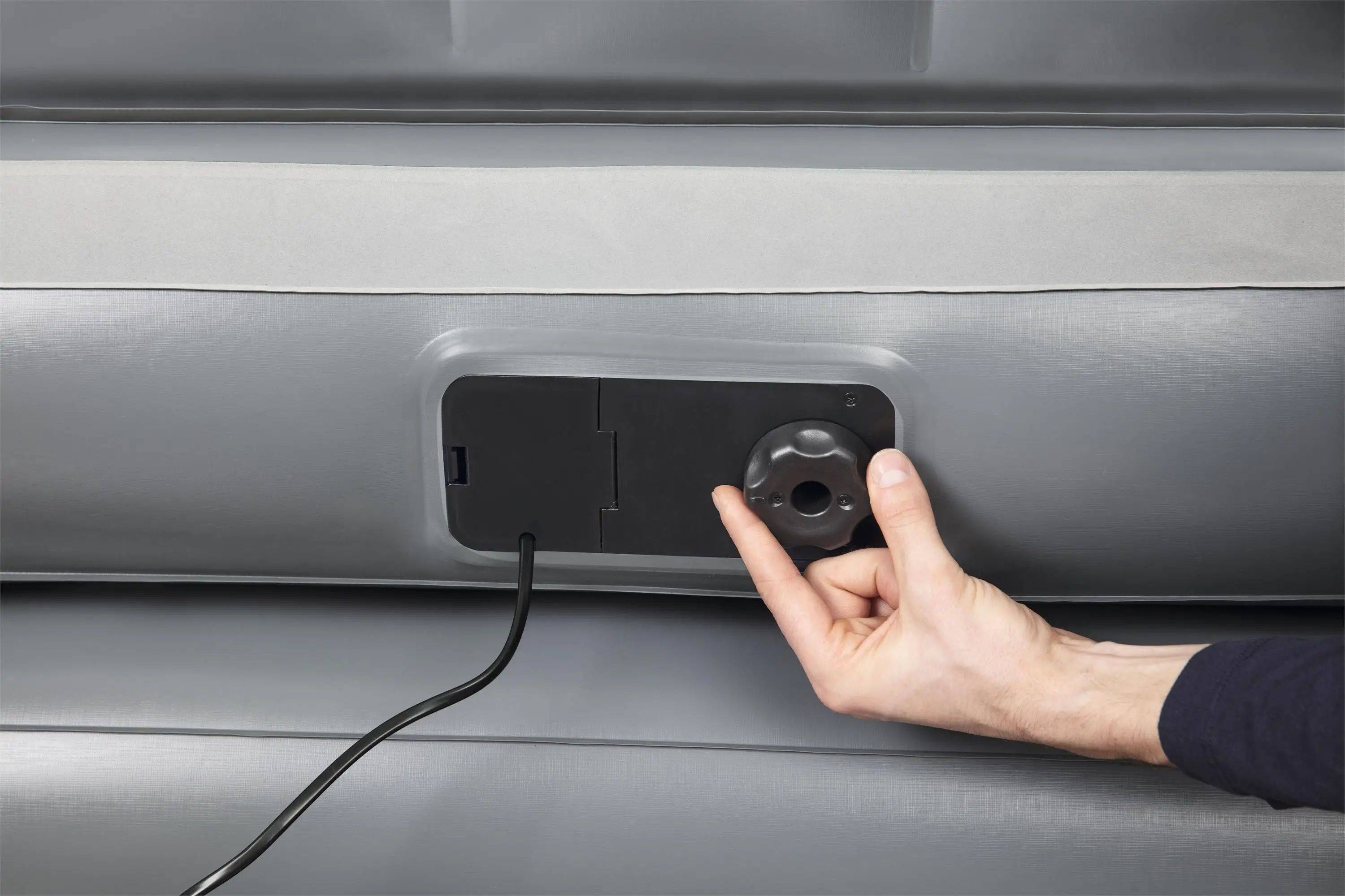 Bestway 75079 3-in-1 couch built-in AC pump couch living room sofa 1.88m x 1.52m x 64cm