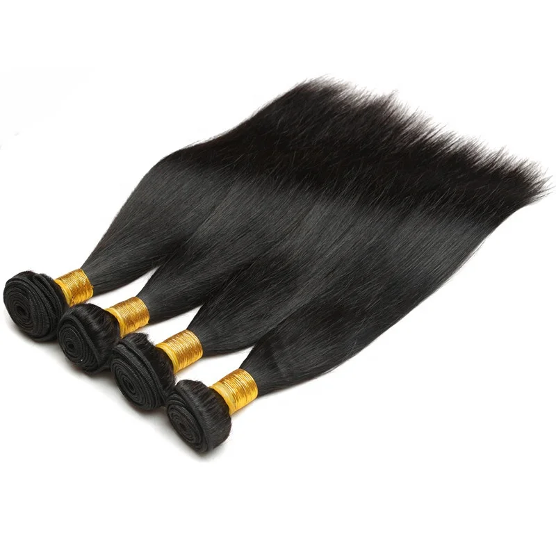 
 Недорогие черные женские 100% Необработанные бразильские натуральные волосы Remy 10A пряди прямых волнистых натуральных человеческих волос для наращивания  
