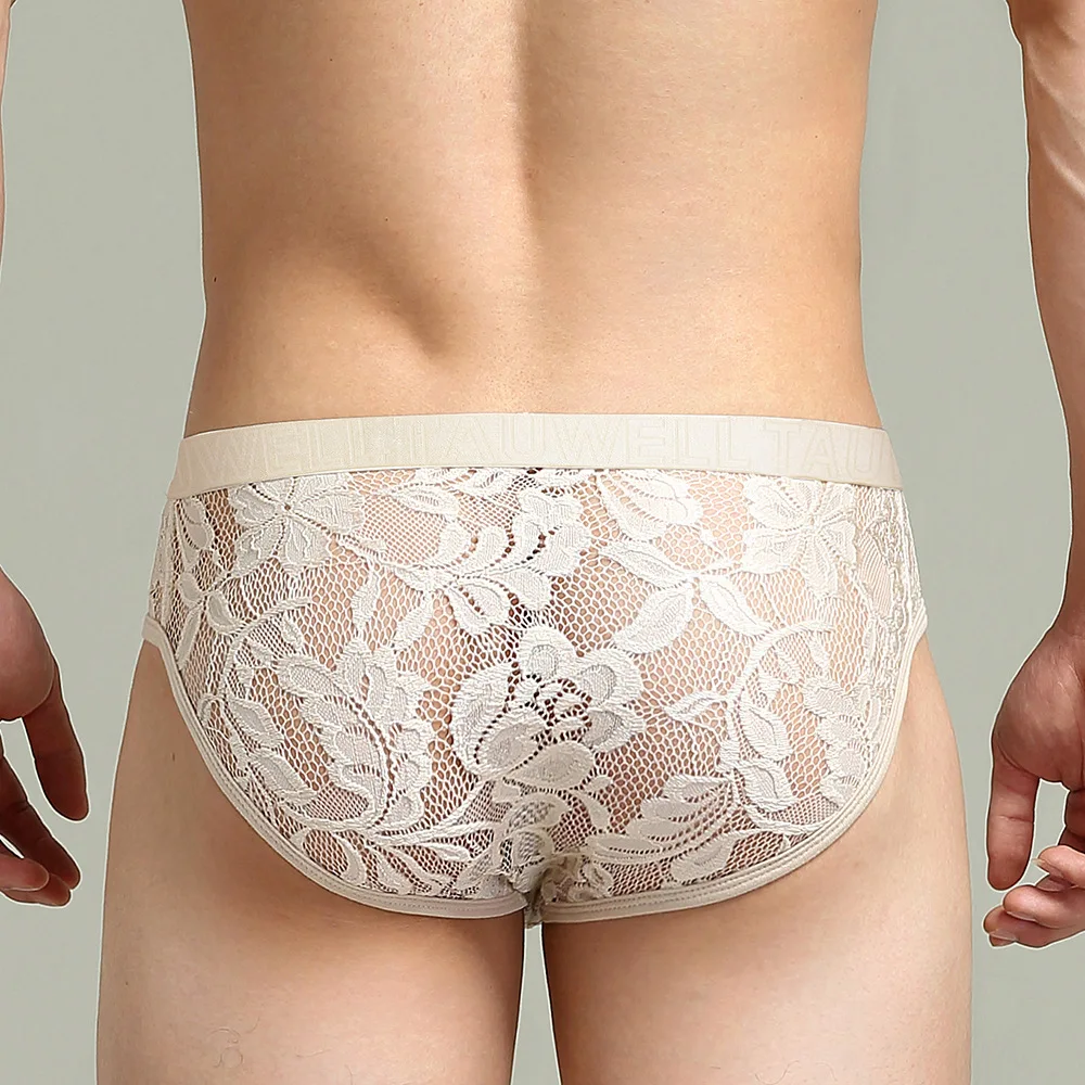 Sexy panty for men underwear panties boxer transparent full lace low rise sissy panties for men sexy underwear