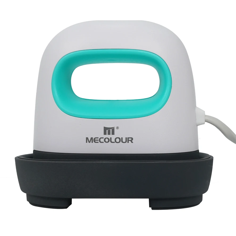 Mecolour Small Electric Iron Mini Heat Press Machine Logo Short Sleeve Diy Label Mini Heat Press Machines