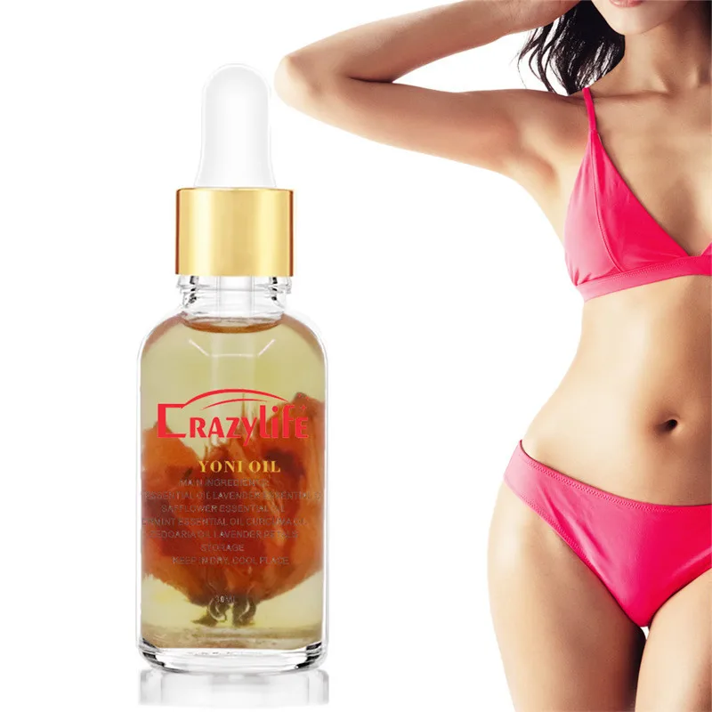 100% Natural Feminine Organic Vaginal Oil Serum Ph Balanced & Eliminates Odor Serum Rose Essential Oil