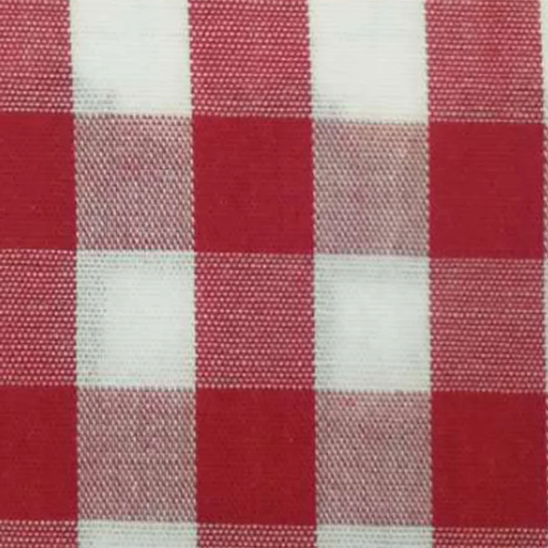 Premium Quality 100% Cotton Black and Red Plaid Kitchen Dish Towels