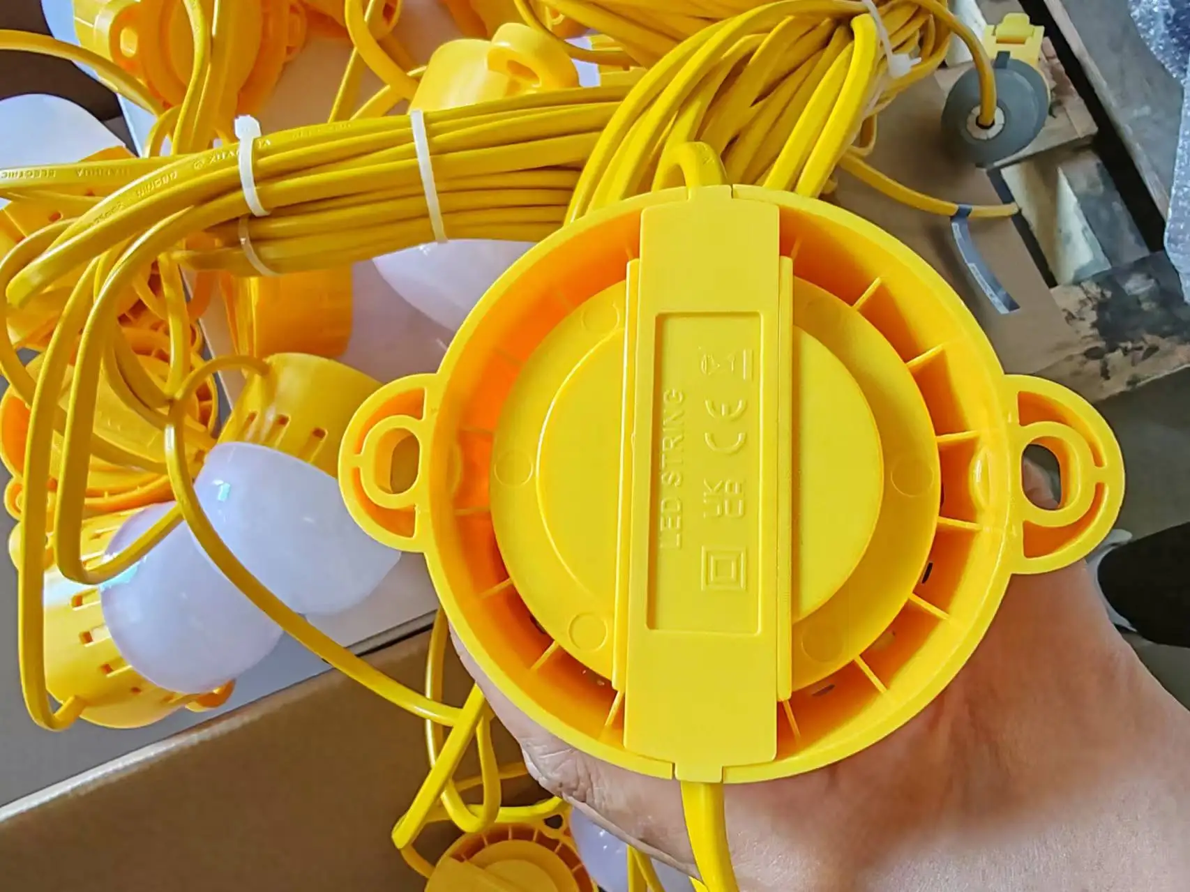 Linkable LED Festoon Kit 110 Volt String Light with 16A plug and coupler