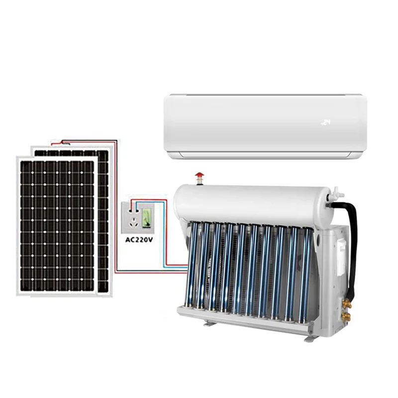 Ac Conditioner 18000btu Solar Ac Cooling And Heating Wall Mounted Solar Powered Air Conditioner Set