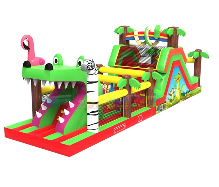 Jeux gonflables a vendre bounce house kids items animal inflatable obstacle courses wholesale