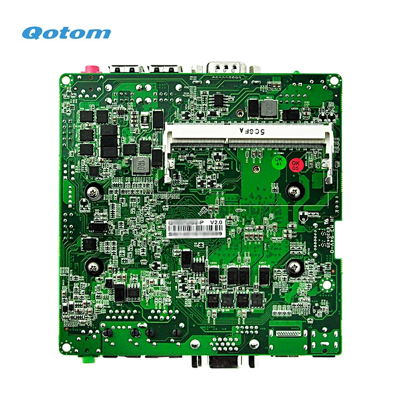  Qotom Core i5 мини игровой пк двойной LAN портативные настольные