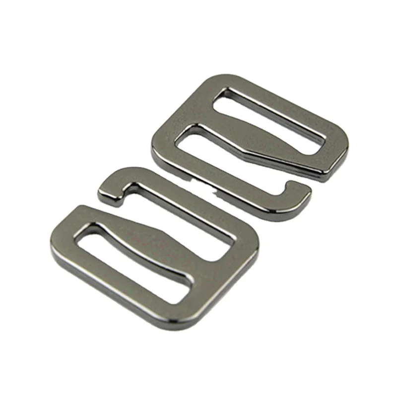 Metal G Hook Outdoor Carabiner Hardware Equipment Quick Release for Backpack Belts Strap Buckles Slider Adjuster Webbing Buckle