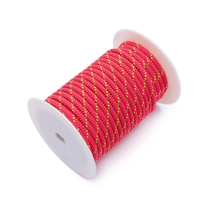 Colorful Round Polyester Elastic Cord Braided Cords String Rope Bungee Cord Shock Cord