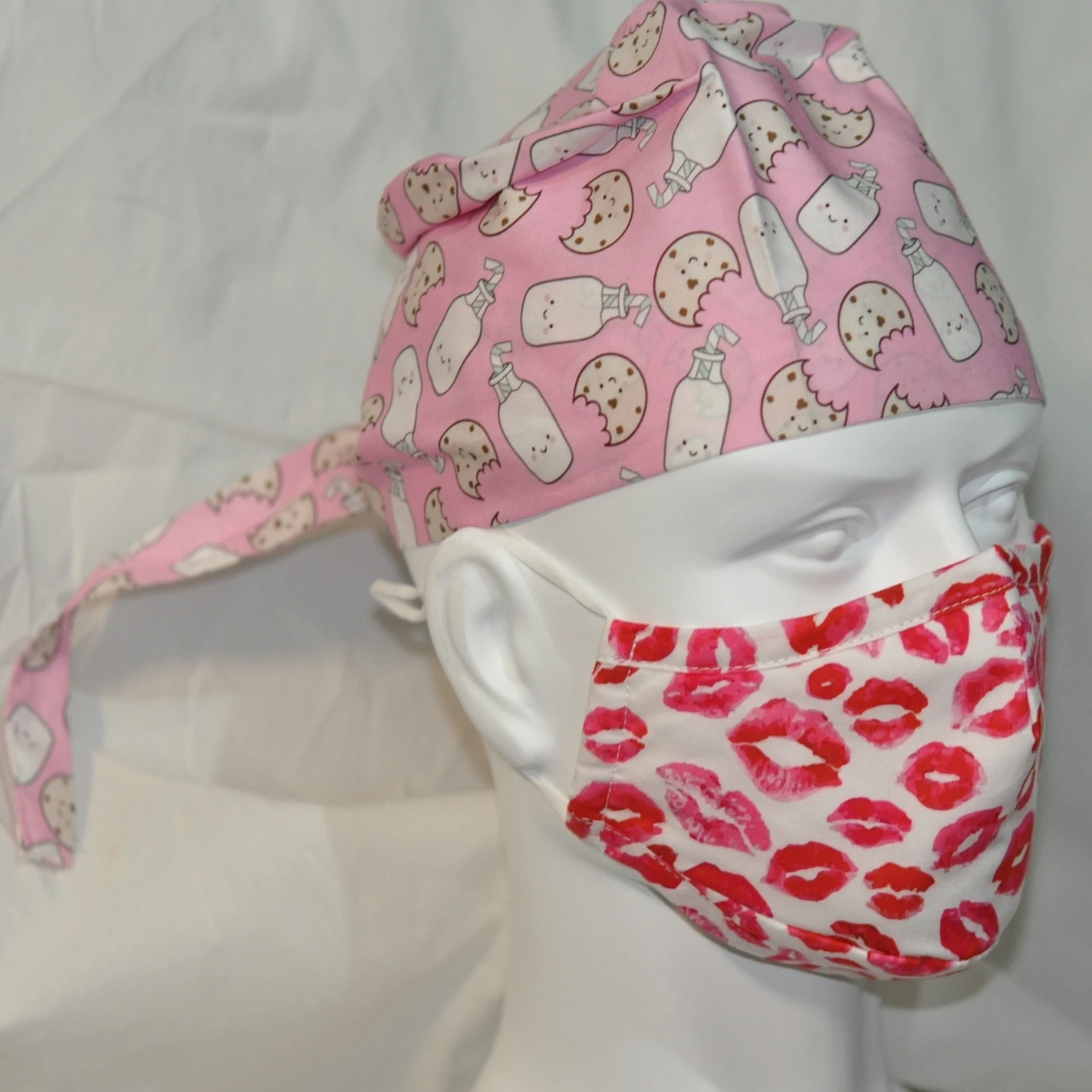 scrub Cap Tie for Women, man Long Hair Working Hats,  philips / GE healthcare / cartoon interesting printing