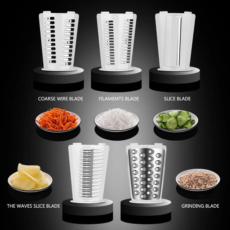 Extra Coarse And Ribbon Grater Steel Kitchen Slicer Food Chopper Steel Blades Manual Fruit Food Vegetable Grater Slicer Cutter