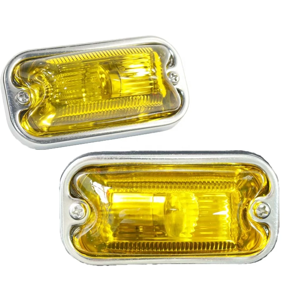 Светодиодные автолампы 44AME, янтарные Светоотражающие светодиодные боковые габаритные огни/световой прицеп для грузовика