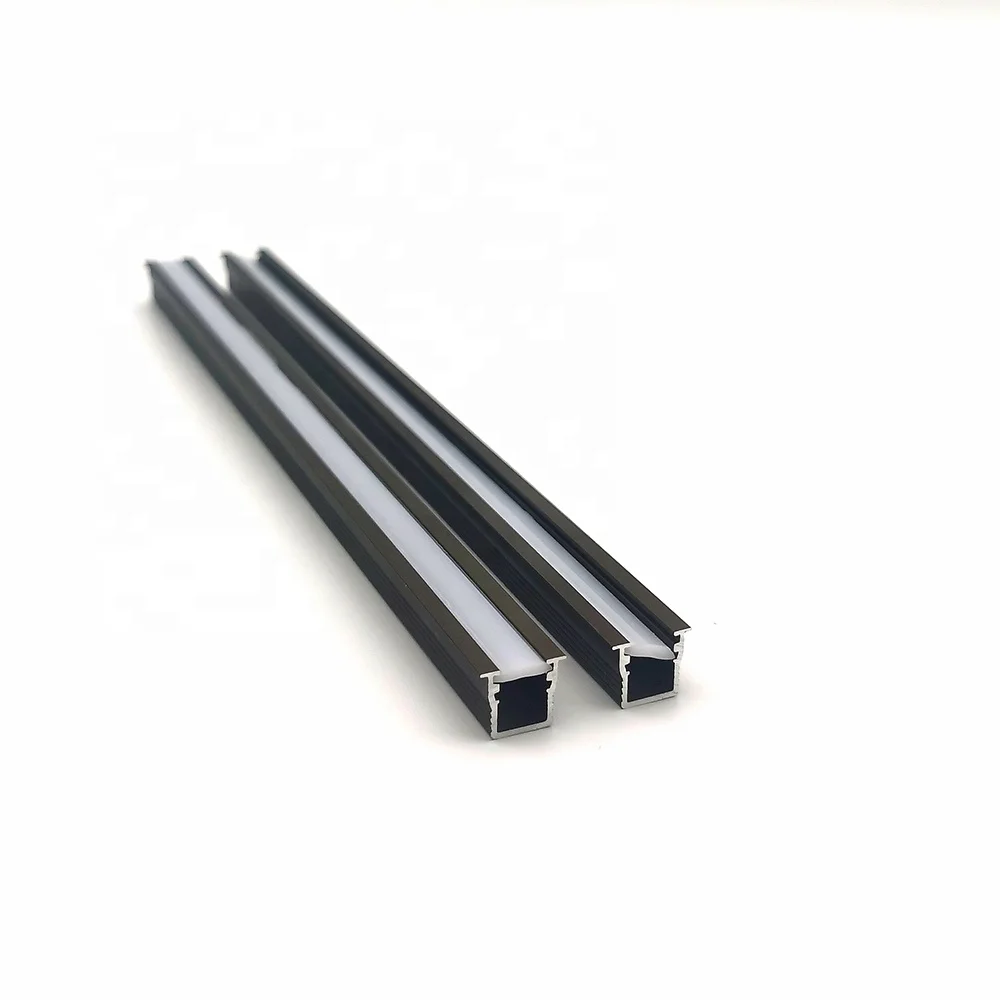 Custom Led Strip Light Aluminum Profile 10*10mm Recessed aluminum led profile for stairs lighting with led par light