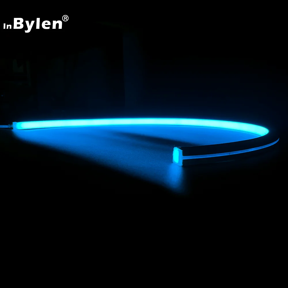 Профессиональный проект DMX512 16*16 мм программируемый неоновый Flex RGBW многоцветный Неоновый IP67 уличный Декор Cinta