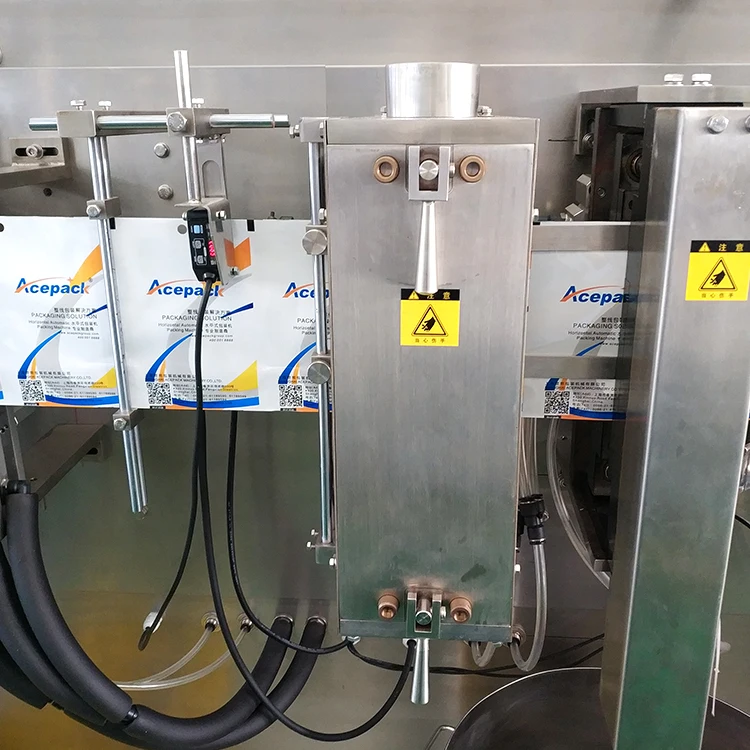 Automatic doypack zipper pouch filling machine stand up pouch packing Production line