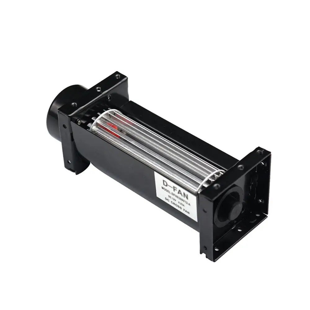 
98*108*134*37.5mm 22CFM cooler high speed fan for refrigerator 12/24v DC cross flow fan 