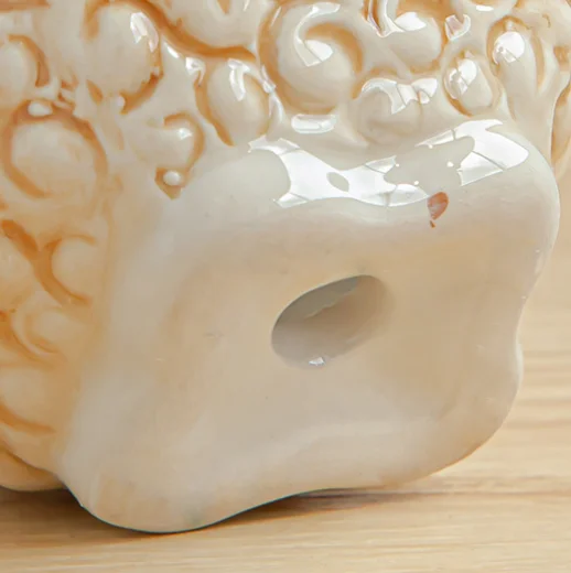 Mini Cute Ceramic Animal Flower Pot Succulent Plant Pot Cartoon Cow Elephant Ceramic Flower Plant Pot Tiny Flower Planter Cactus