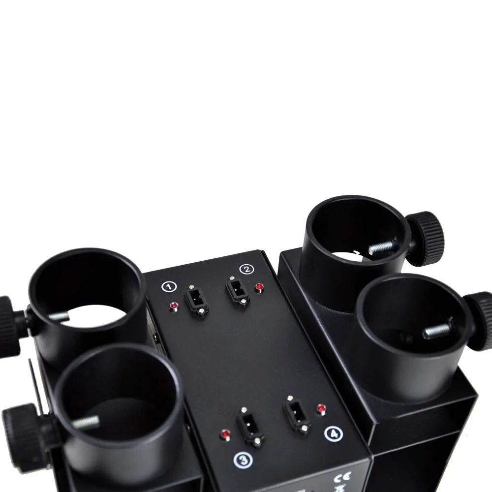 120W 4 Heads Electronic Confetti Launcher Machine with DMX Control for Wedding Birthday Confetti Cannon