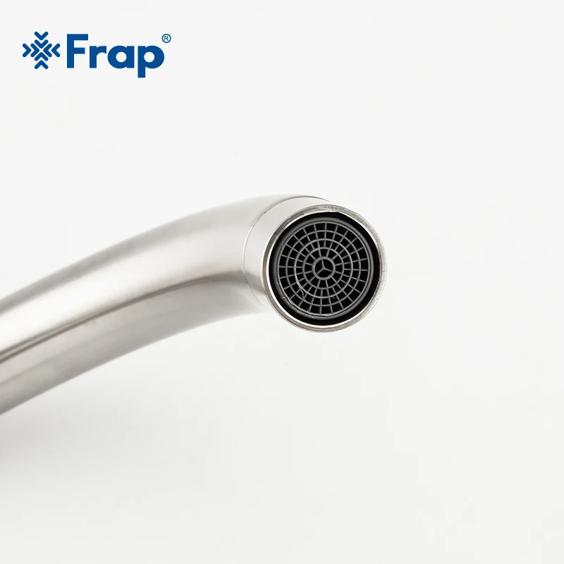 
Frap Brushed Hot Cold SUS 304 Kitchen Faucet 