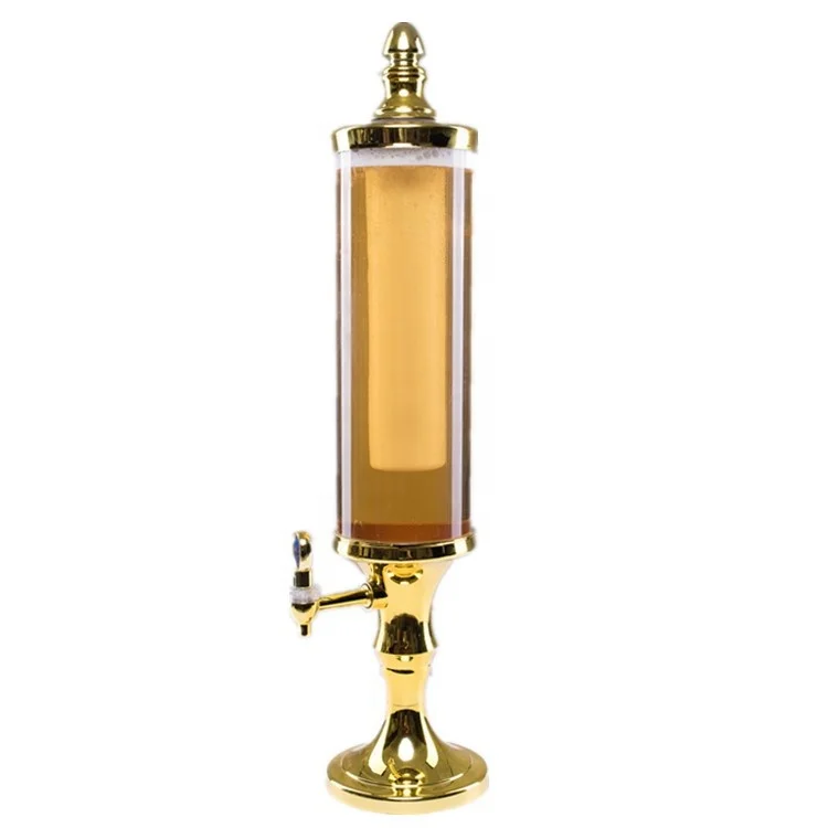 Hot sales Beer Drink Dispenser Polished Single Tap Draft Beer Tower in Drink Dispenser