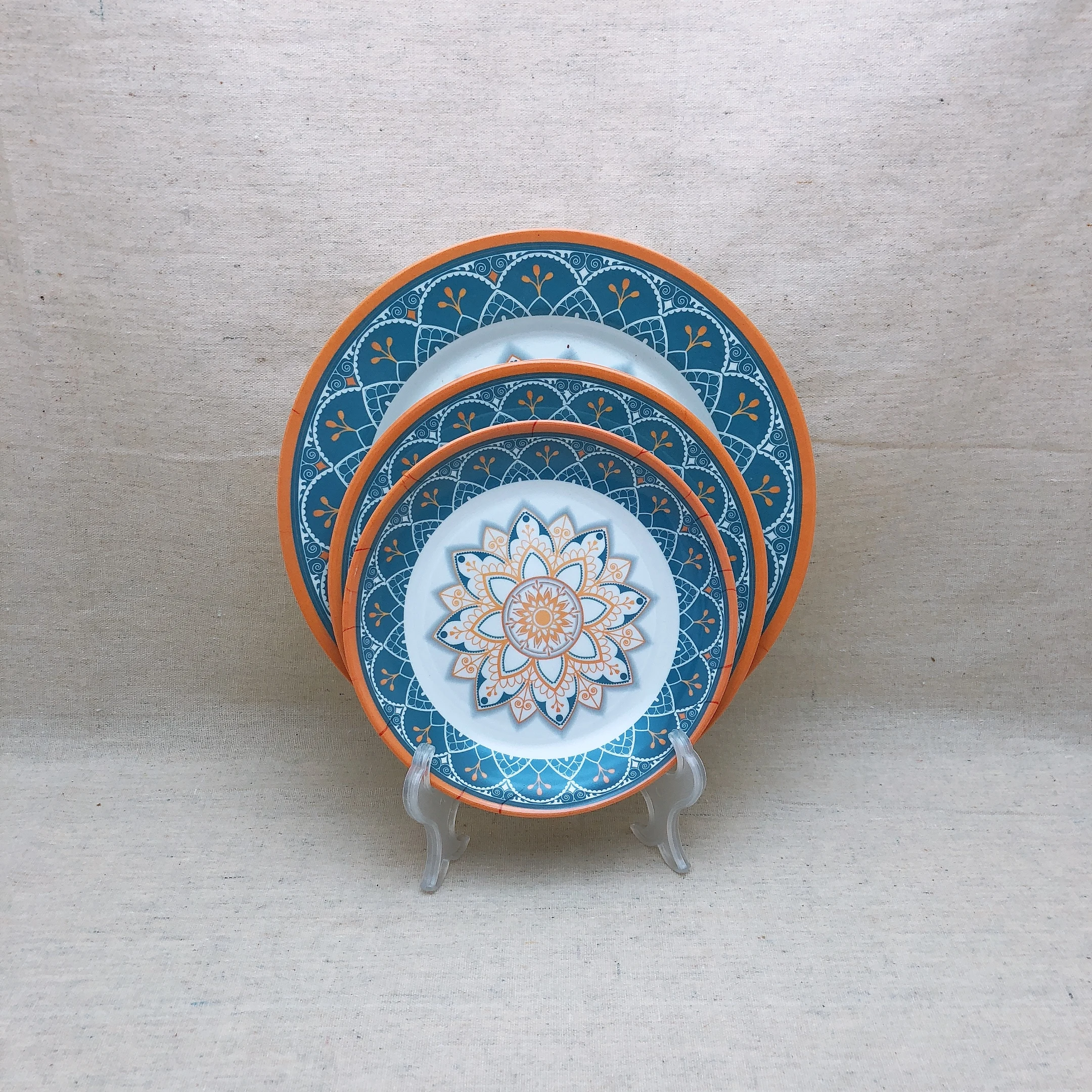 
melamine divided compartment snack serving plate melamine round dinner plates 