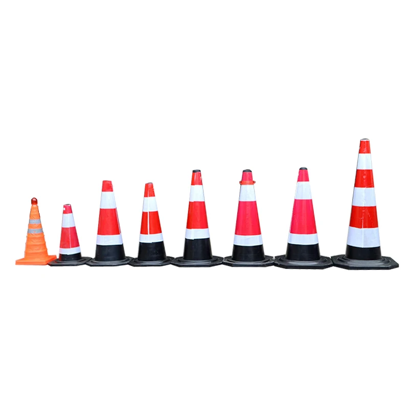 High Reflective 900mm Rubber Safety Road Traffic Warning
