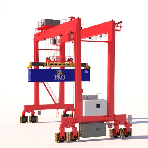 30ton 40ton rubber tire container gantry crane 50ton rtg crane price