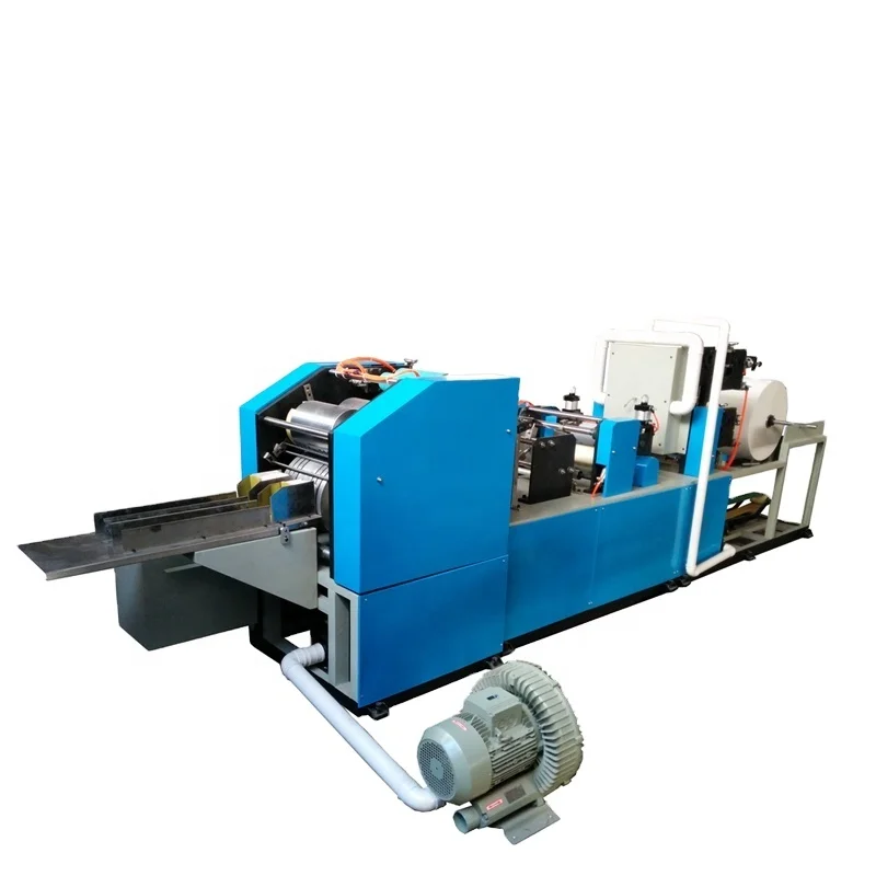 Automatic L Folding Napkin Paper Printing Embossing Serviette Tissue Machine