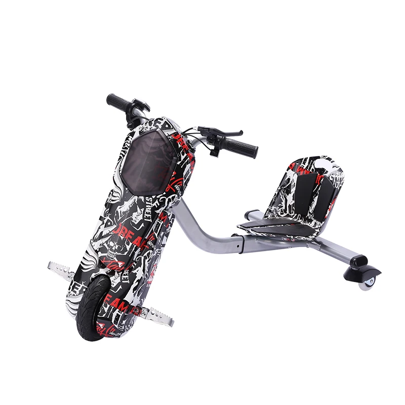 Best Design Kids Drift Kart 360 Rotating Crazy Cart 3 Wheel Electric Drift Scooter Crazy Lithium Battery Go Kart