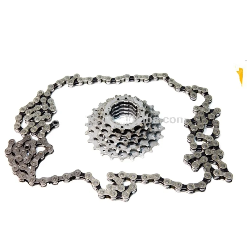 Цветная стандартная велосипедная цепь из нержавеющей стали