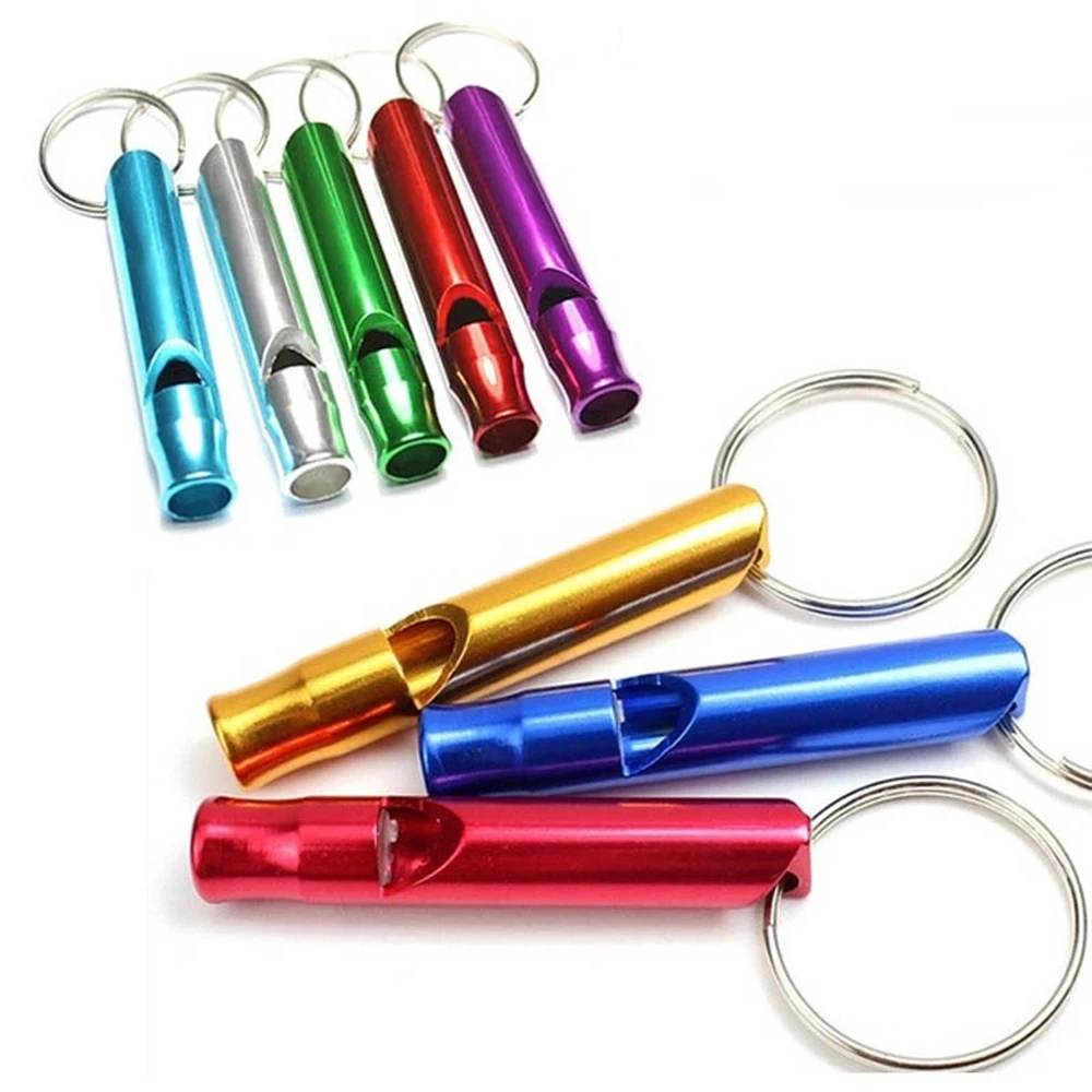 Survival Emerfency Tools Safety Whistles Outdoor Self Defense Metal Whistle Keychain