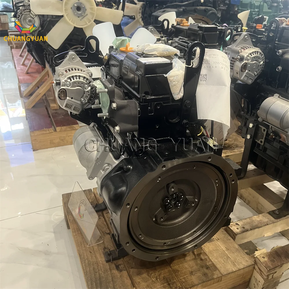 Original New 3TNV70 Engine Assembly For Yanmar 3TNE68 3TNM72 3TNV70 3TNV74 3TNV76 3TNV80 4TNV106 4TNV88 4TNV98T