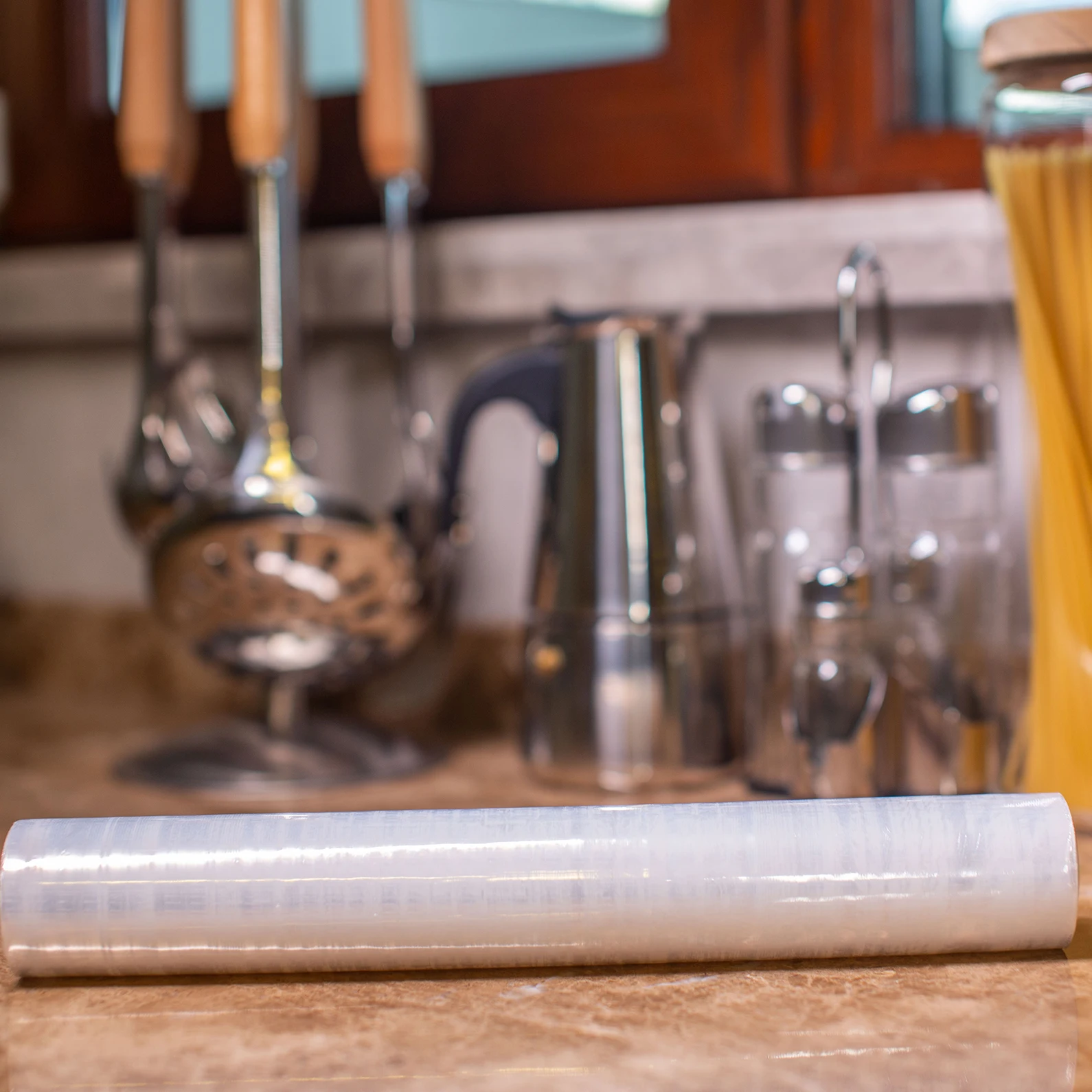 Wholesale Supermarket Fresh Wrap Food Recycled Plastic Wrap Cling Film Food Packaging Large Cling Film