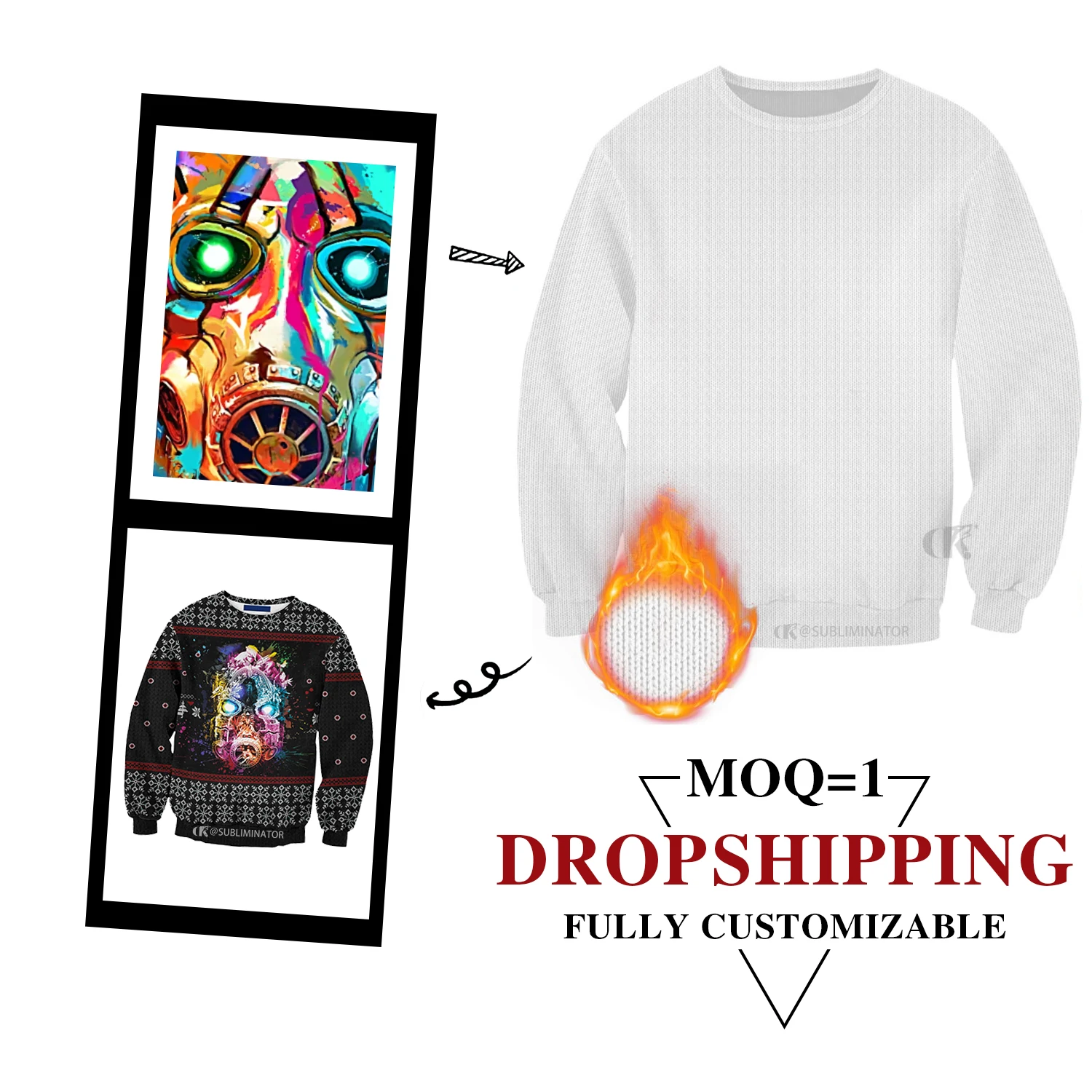 2022 wholesale Custom Jacquard Couple Ugly Christmas Sweater Family Green Sweater Woman Christmas Jumper TWS1002