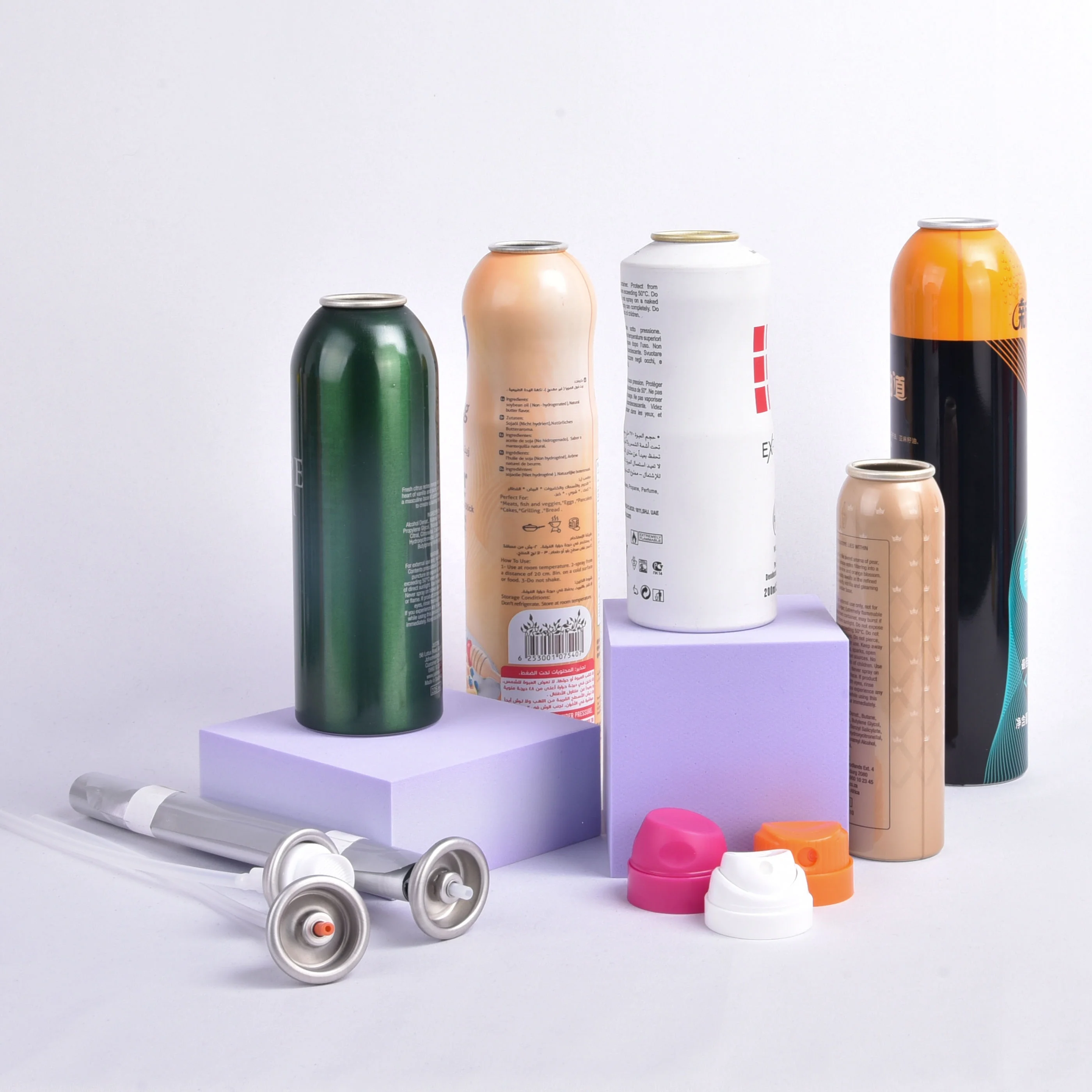 Popular Supplier Aluminum Aerosol Can 3oz 8oz 185ml 200ml 300ml Odor Neutralizing Remover Odor Eliminator Spray Can with Cover