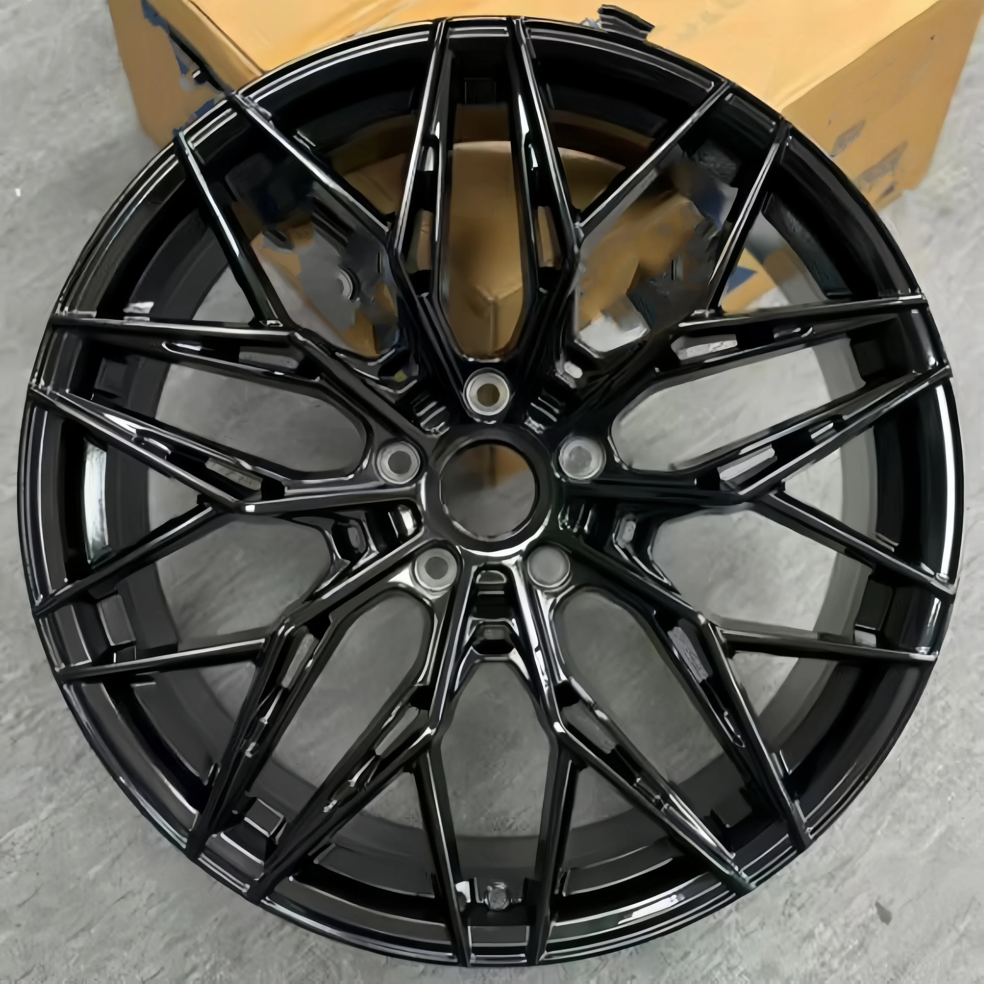 Stylish 20*9.0 Glossy Black Rims PCD 5*120 ET 35 CB 72.56 for BMW 3 Series Cadillac XT5 Chevrolet Impala