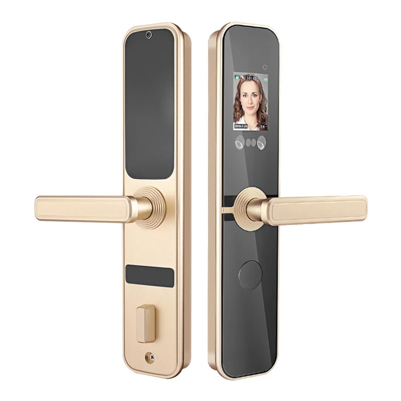cellphones unlocked fingerprint handle door lock virtual password door lock biometric lock facial