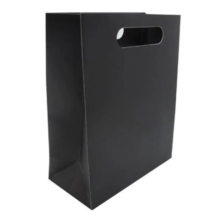 
Die cut handle bag Wholesale sturdy handle paper shopping bag die cut handle paper bag 