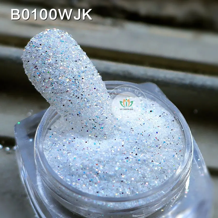 Shimmer Flash B0101 Pure Silver Nail Glitter Powder Ultra Fine Christmas Nail Craft High Sparkle White Silver Glitter