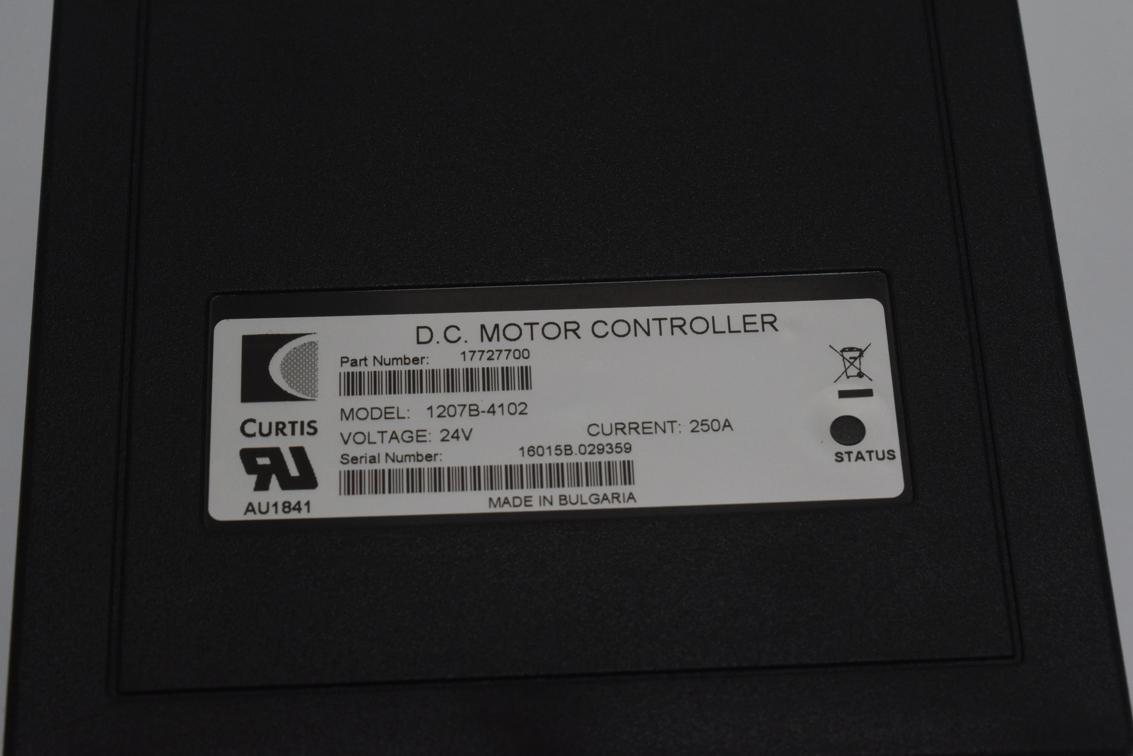 Original Curtis 24v 250a   motor speed controller 1207B-4102 for electric forklift/vehicle