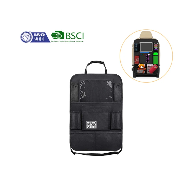 BSCI Car Backseat Organizer with 9 Storage Pockets