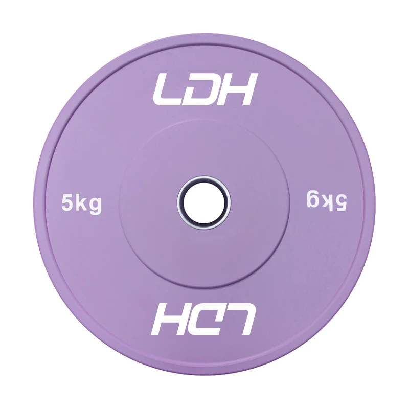 Wholesale New Designed Macaron Rubber Bumper Weighting Plate Latest design promotional custom logo factory price hot selling