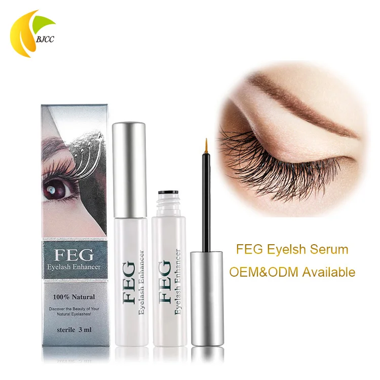 Korean Rapid Growth Natural Vegan Organic BJCC Top Selling Logo Lengthening Grower Eyelash Enhancer Serum Eye Lash Enhancing