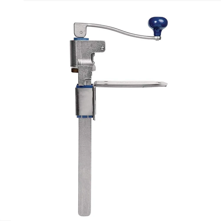 Manual Can Opener with Plated Steel Base For Cans Up to 11in Tall Commercial Can Opener Heavy Duty