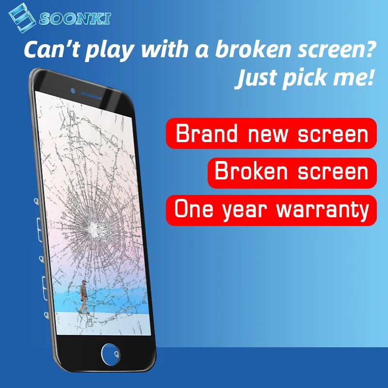 replacement lcd touch screen for iphone 6 plus  , cell phone spare parts lcd ekran display lcd for iphone 5 6 6s plus 7 8 8plus