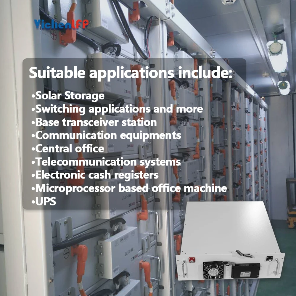 UPS rack 5U 5KWh 48V 100Ah LiFePO4 UPS battery Solar energy storage system ESS module base station for backup power supply