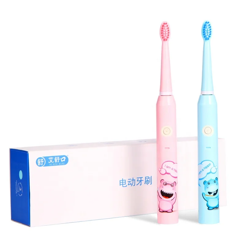 Hot sale custom wholesale children soft toothbrush personalized electric toothbrush kids