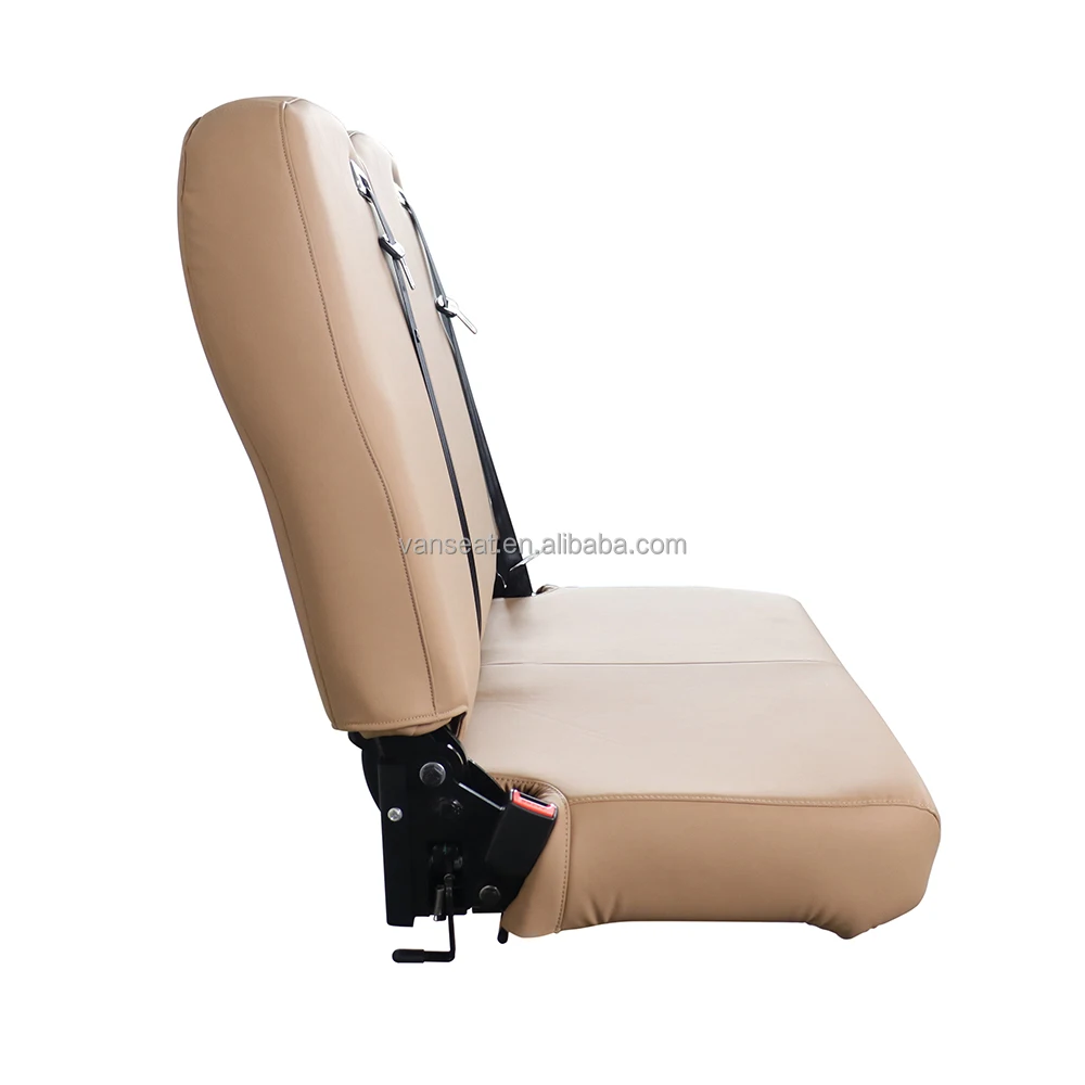 New coach bus driver seat double minibus flip and fold passenger car seat high back RV interior for Ford Transit Sprinter VW
