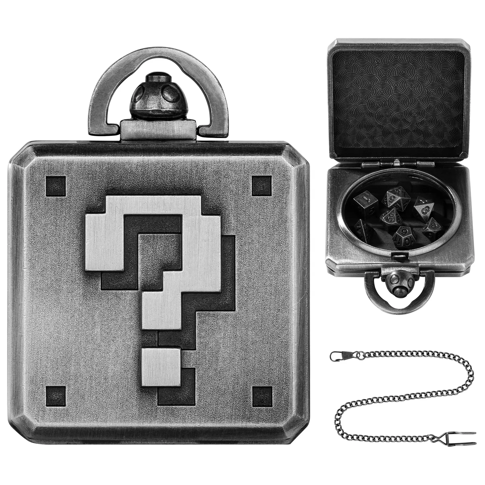 Features the Latest Fashion Premium Dice Pocket Watch With Mini Dice Set