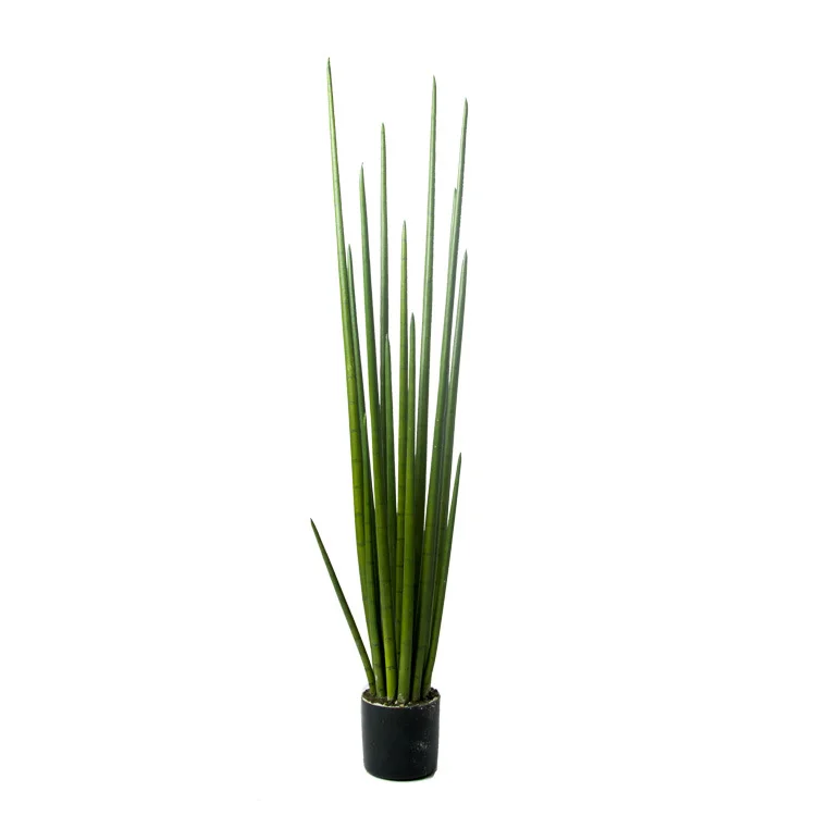 Factory Sale Outdoor Natural Plant Artificial Snake Grass Bonsai for Home