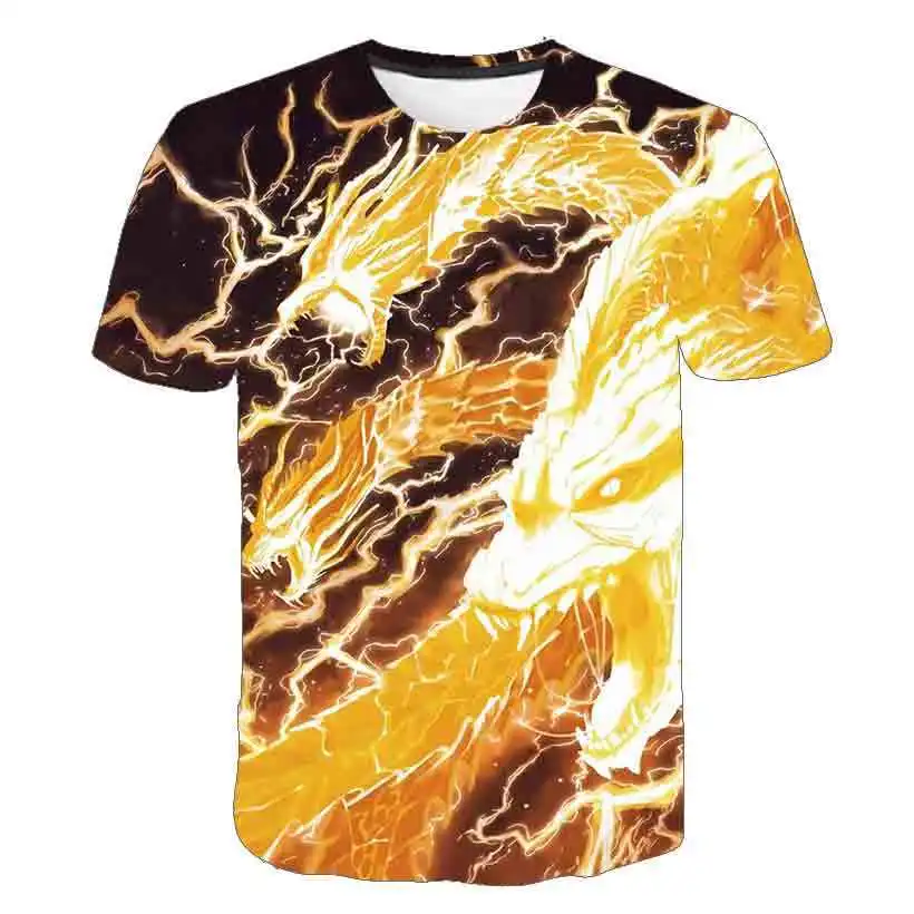 
2021 new design hot Godzilla King of the Monsters t shirt wholesale printed Godzilla 3d t shirt top sale t shirt factory 